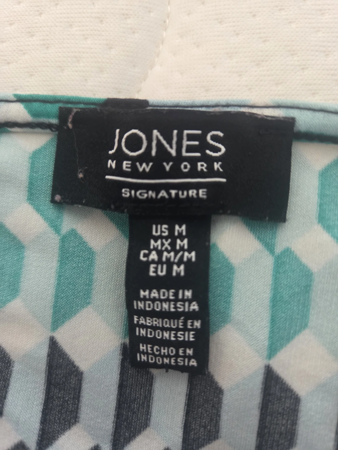Jones New York Signature Women's Geometric Print Wrap Top - photo 5