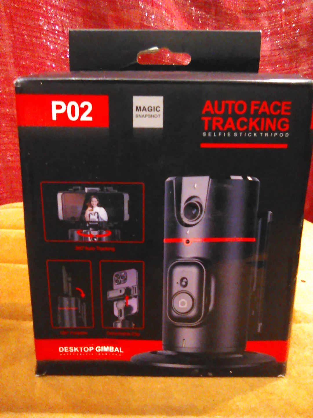 P02 Auto Face Tracking Selfie Stick Tripod