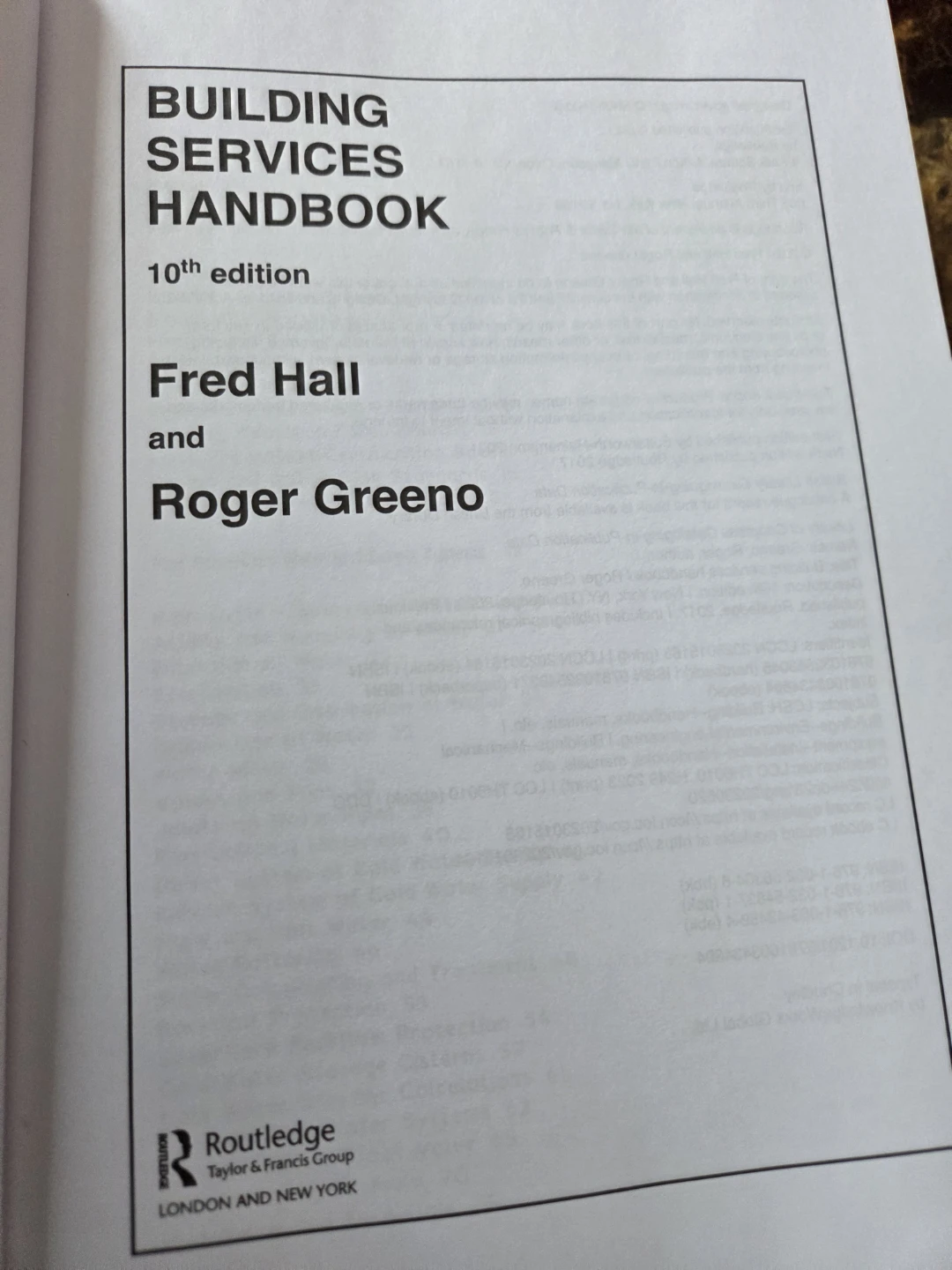 Building Services Handbook 10th Edition Fred Hall - photo 4