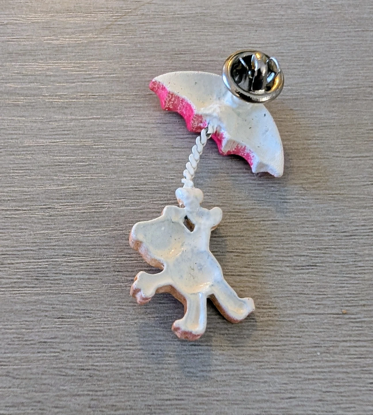 Bear with Umbrella Pin - photo 2