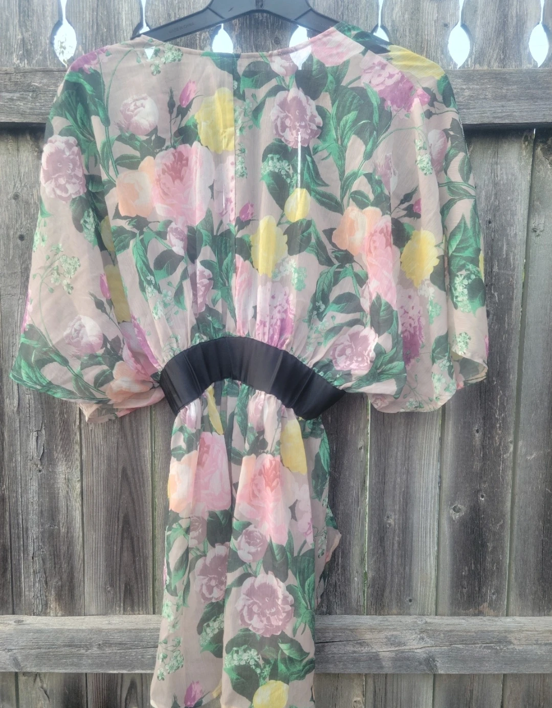 H&M Floral Sheer Kimono Top XS - photo 2