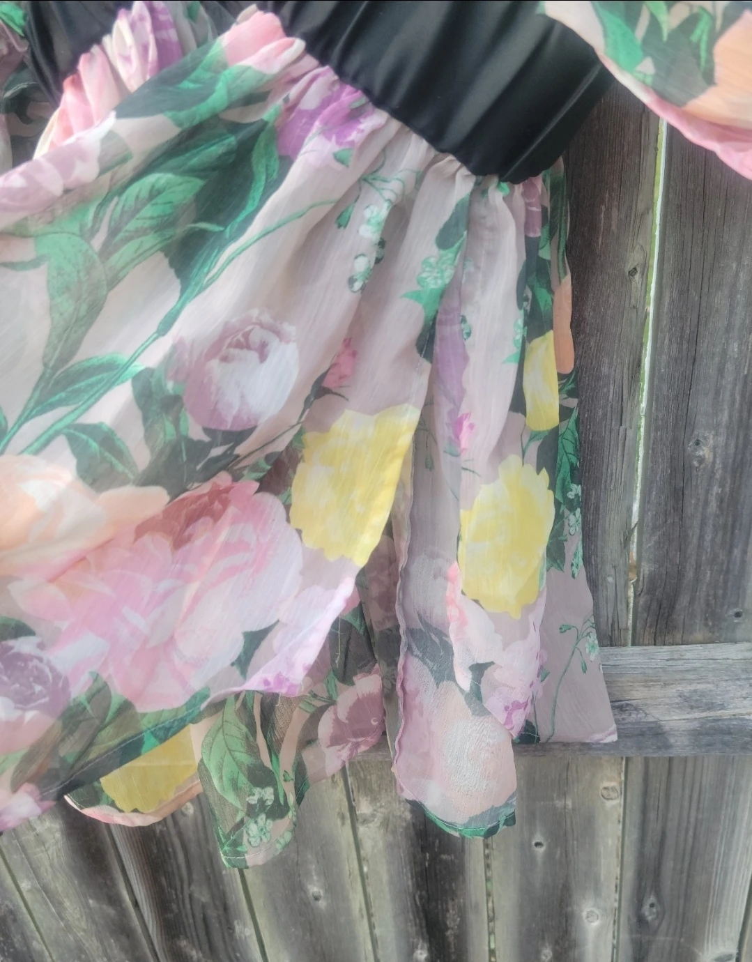H&M Floral Sheer Kimono Top XS - photo 3