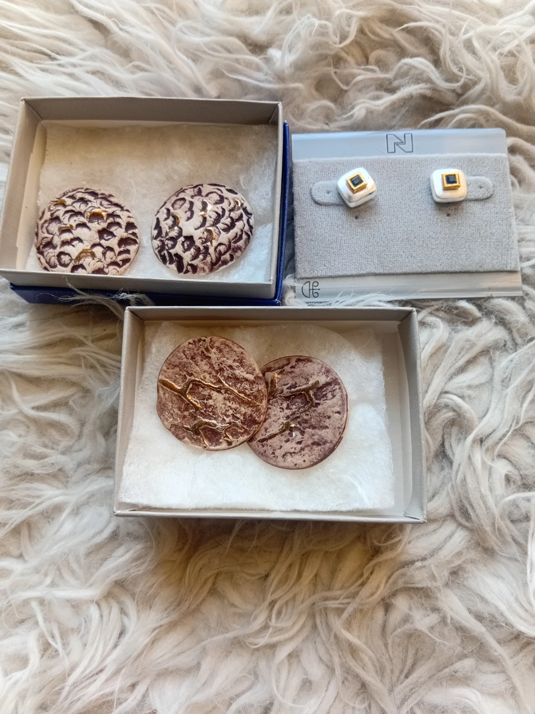 3 pairs of beautiful earings