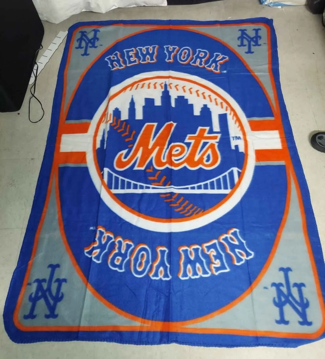 New York Mets Baseball Blanket