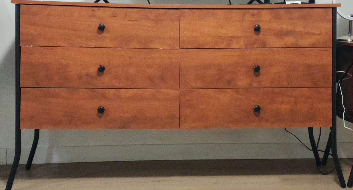 AWESOME DEAL! - Mid-Century Modern Style 6-Drawer Dresser