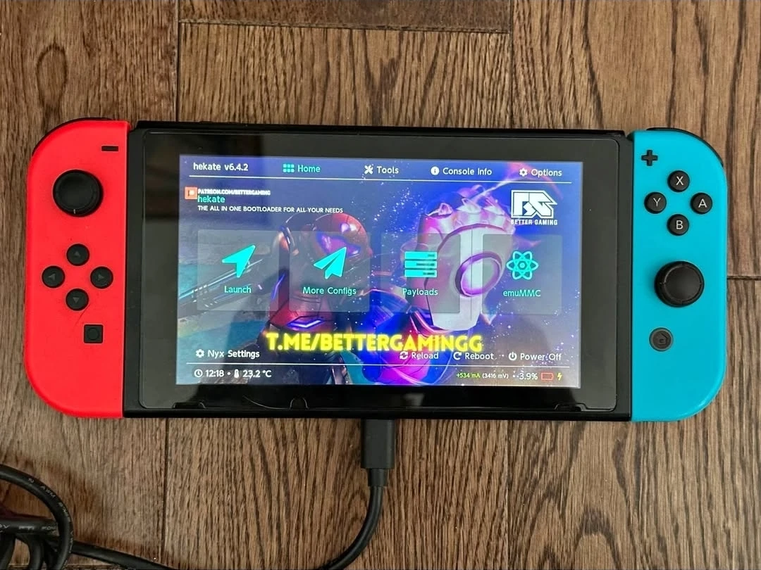 Modded Nintendo Switch + Unlimited Games + 512 gb storage