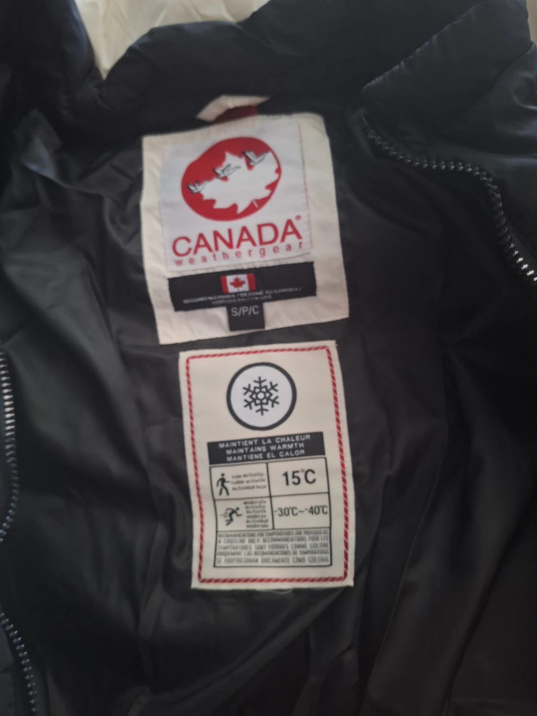 Canada Weather Gear Puffer Jacket - White - Size S/P - photo 3