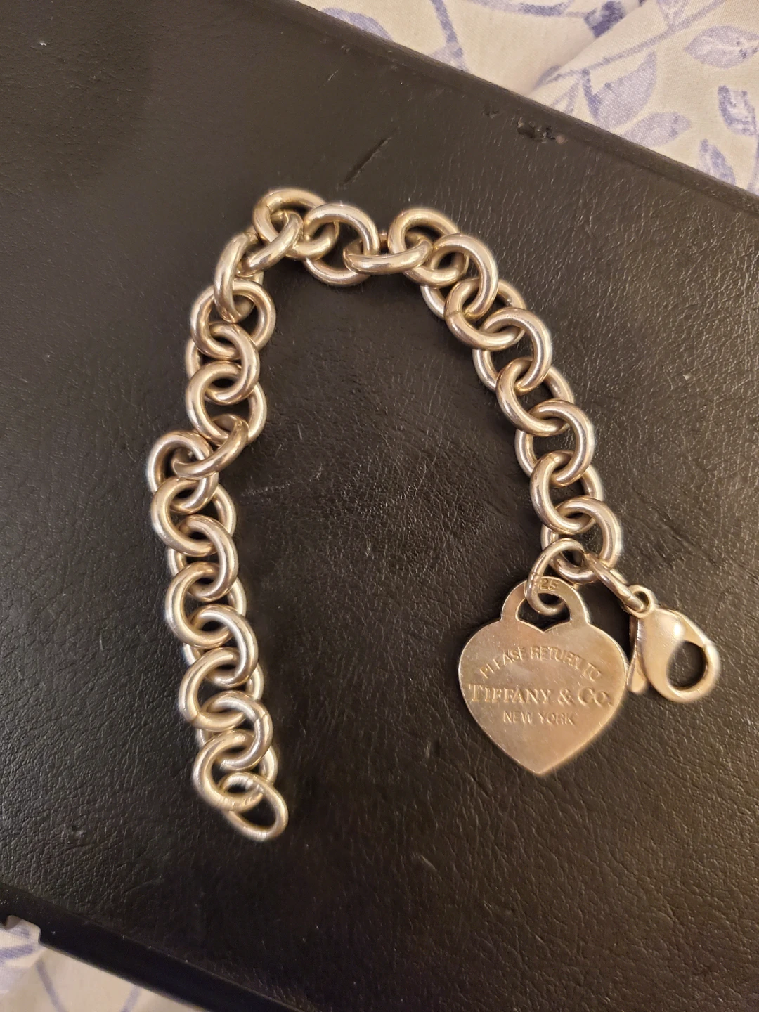 Tiffany & Co. Sterling Silver Heart Tag Charm Bracelet - photo 2