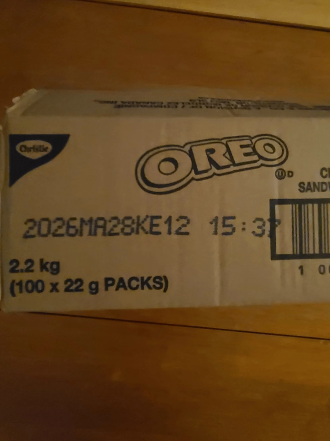 Oreo Original Chocolate Sandwich Cookies 2.2 kg Box - photo 2