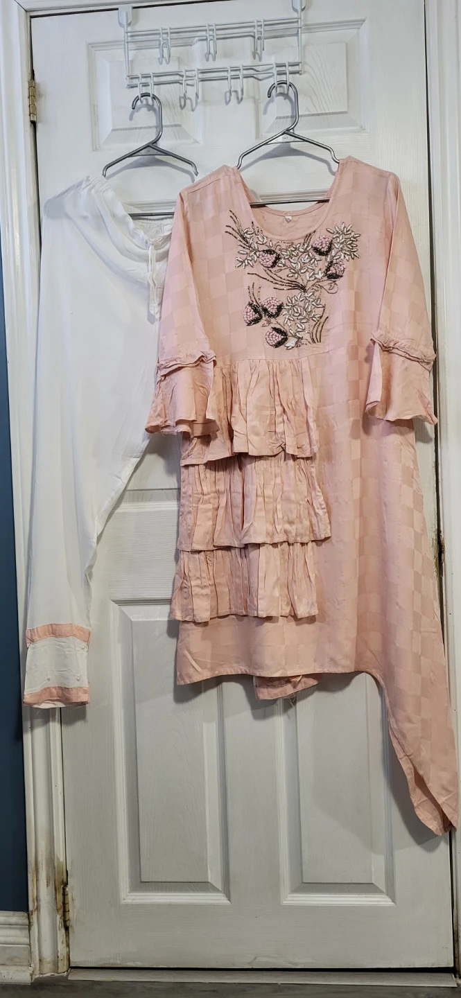 New 2 Peice Pink color Dress