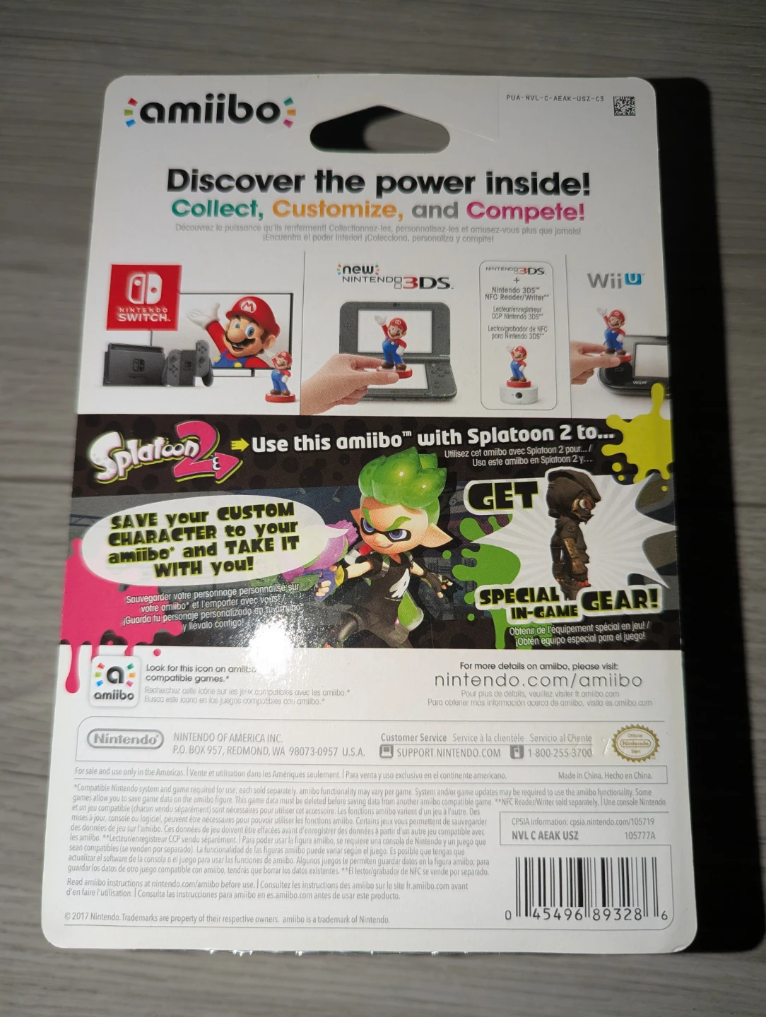 Nintendo Amiibo Splatoon Green Inkling Boy - photo 2