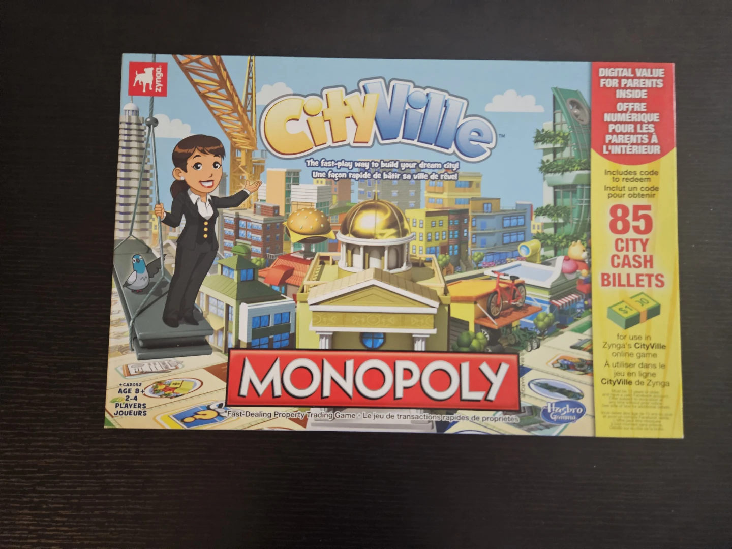 CityVille Monopoly Board Game