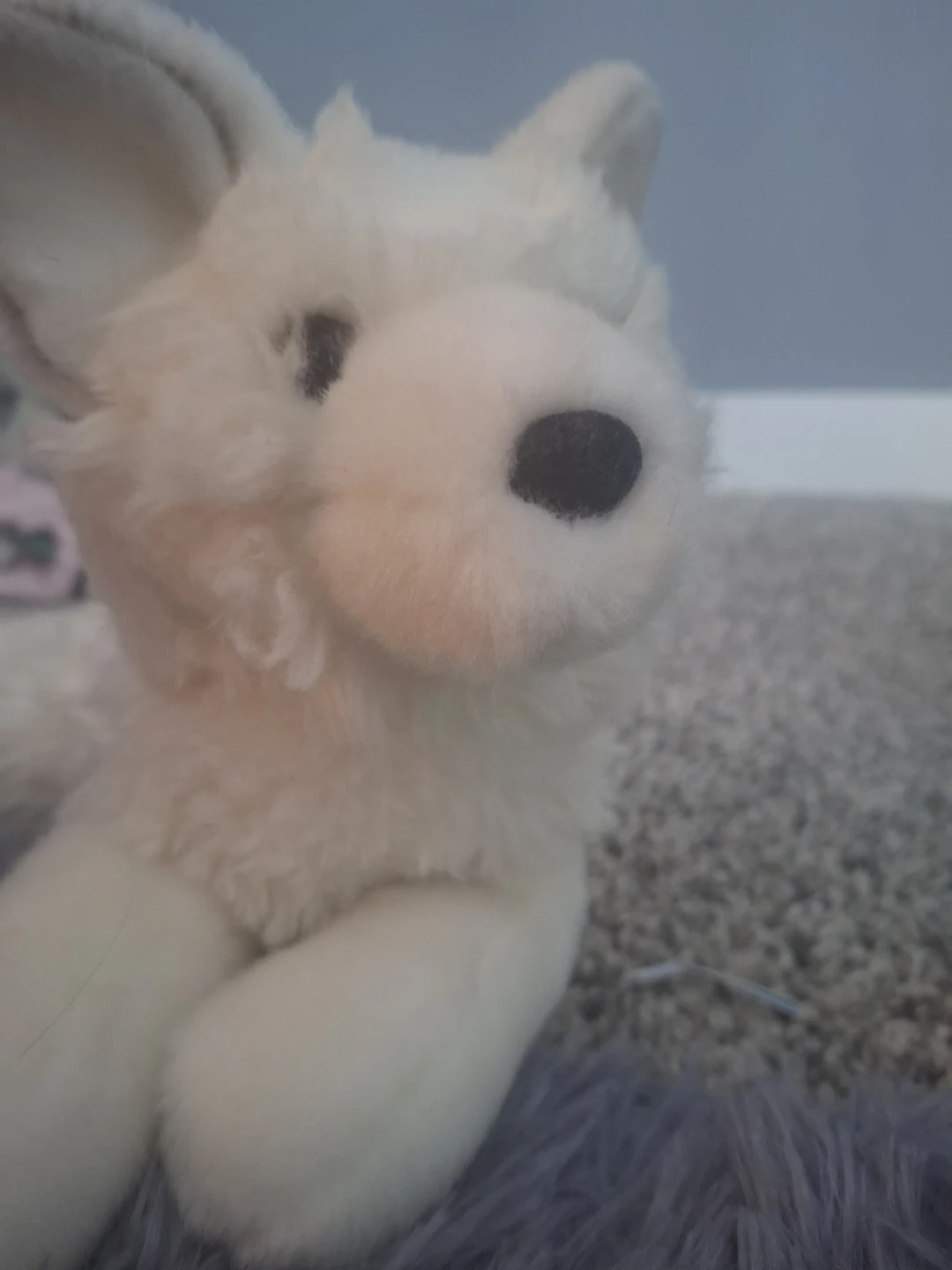 White Plush Stuffed Animal Toy