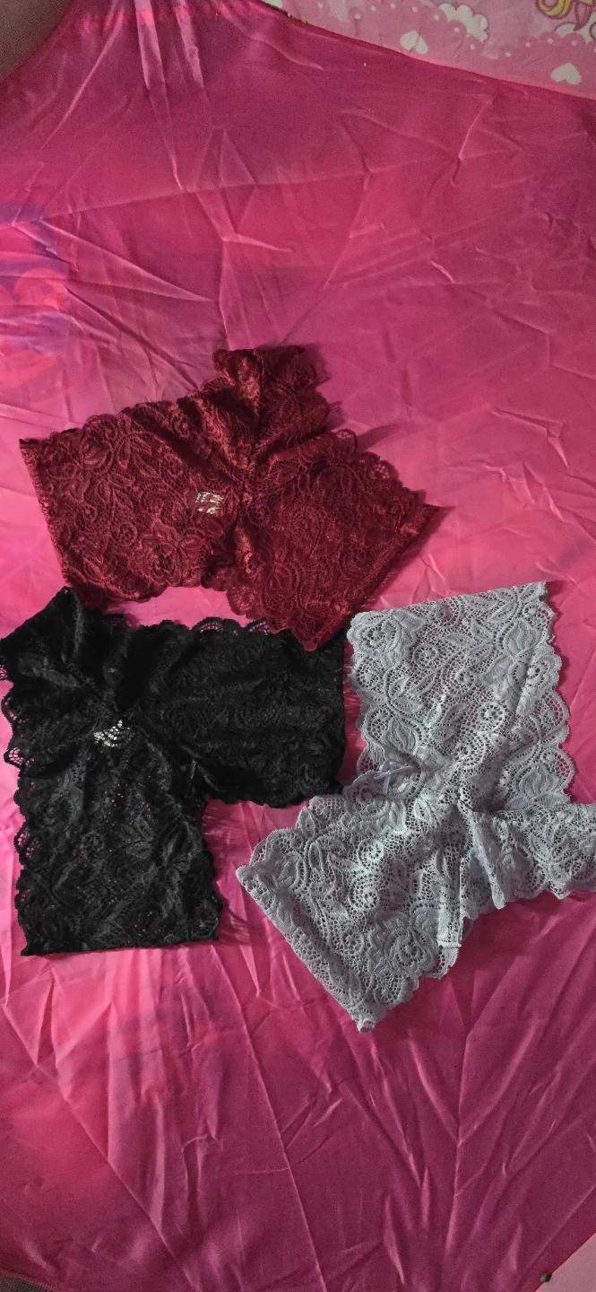 Lace Bralettes (Set of 3)