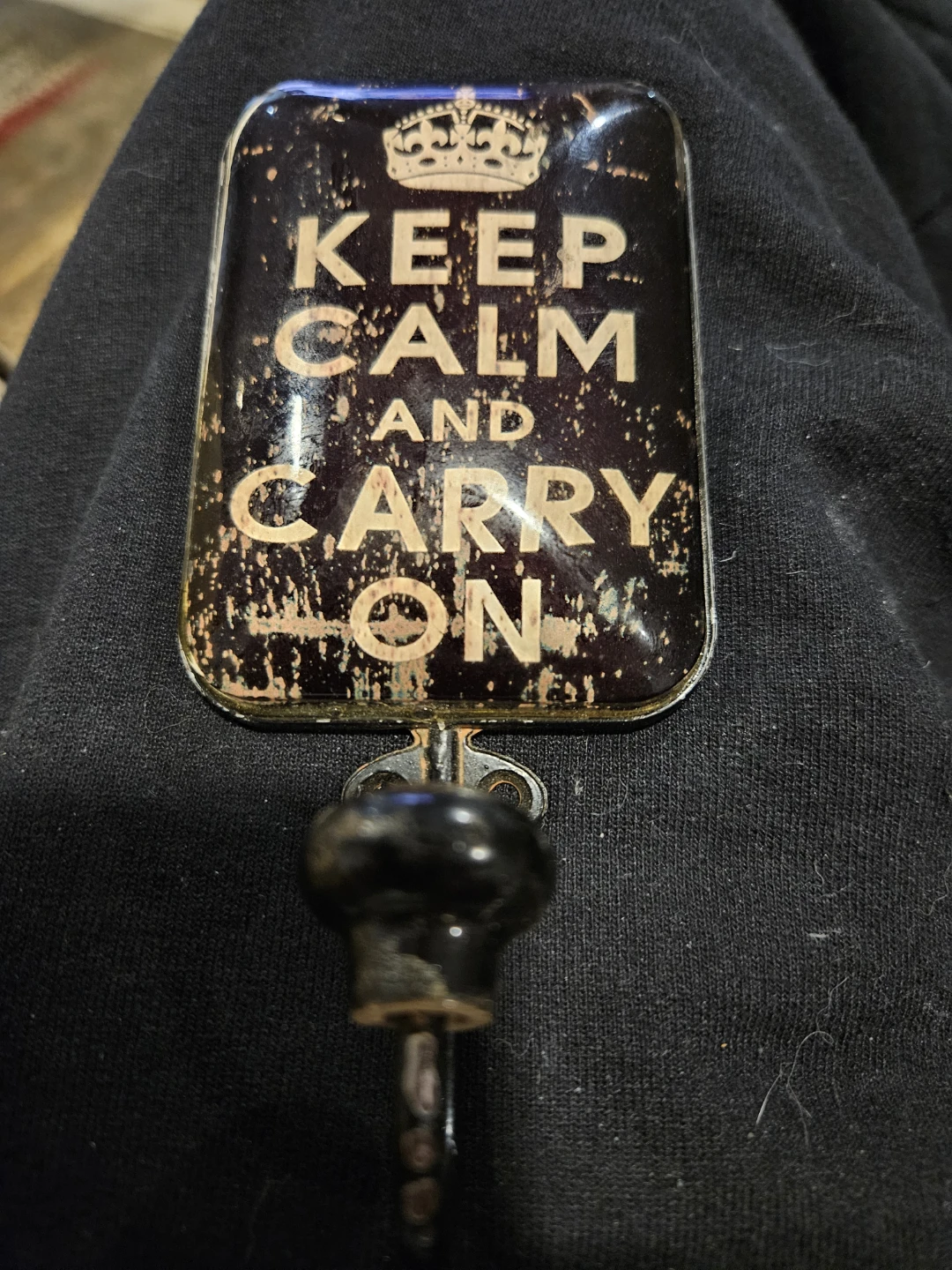 Keep Calm and Carry On Wall Hook - photo 2