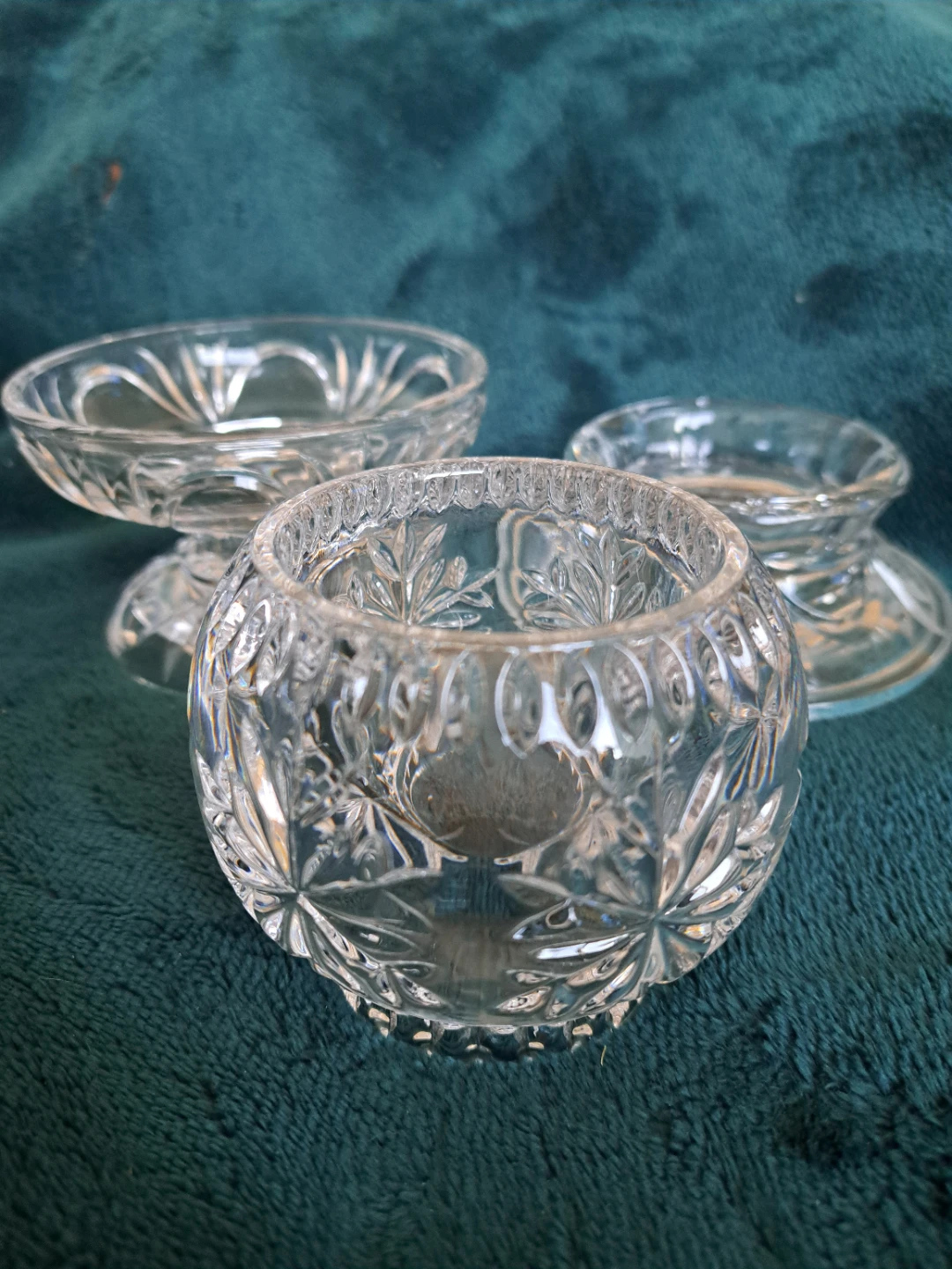 Clear Crystal Glass Candlestick Holder - photo 3