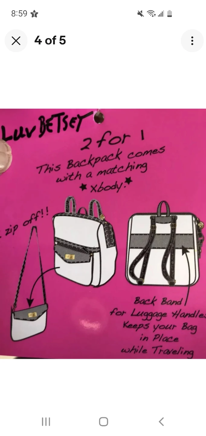 BETSEY JOHNSON LUV BACKPACK 🥕 - photo 5