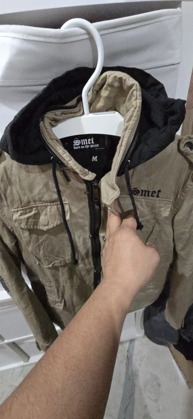 Vintage Y2K Smet Born on the Street Hooded Jacket Size M - photo 3