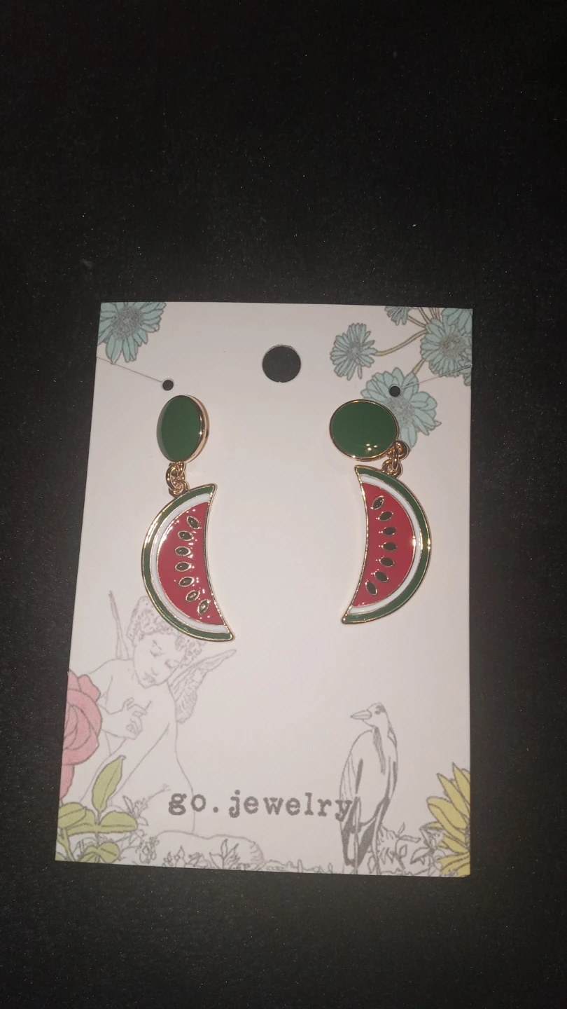 Watermelon Earrings/Pin - photo 2