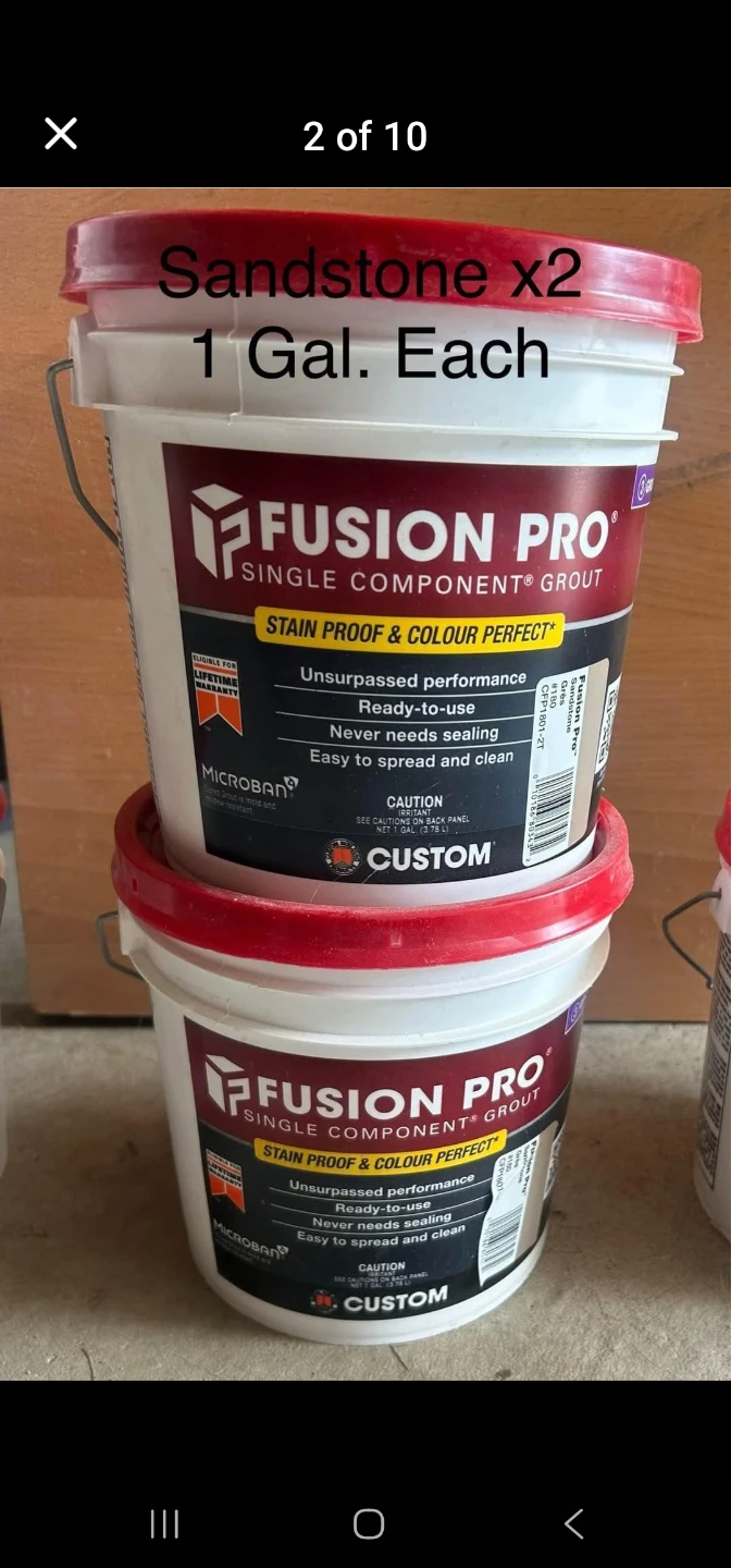 GROUT Different colours ( 1 Gal. & 1 Qt.) - photo 2
