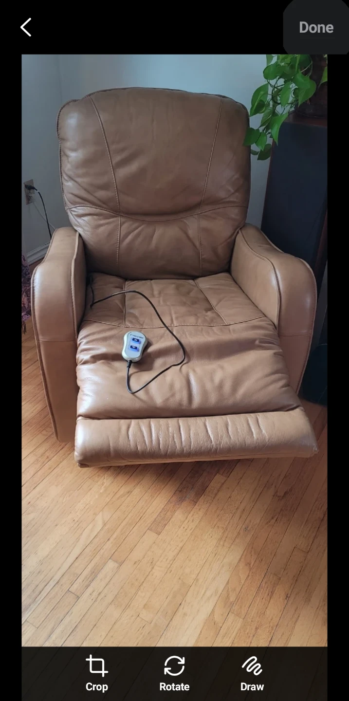 Palliser Leather Recliner Chair with Power Lift