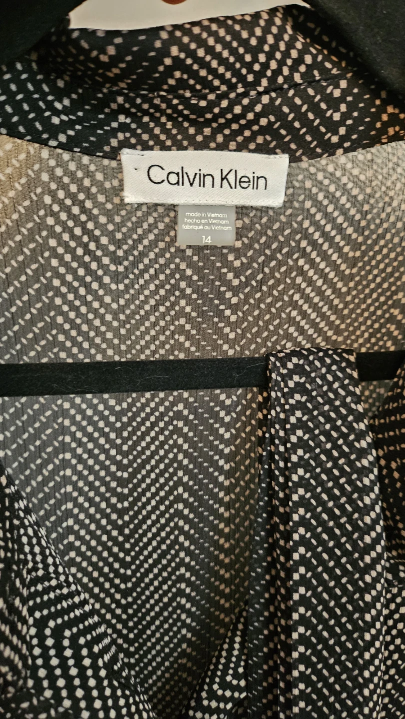 Calvin Klein Women's Printed Maxi Dress Size 14 - photo 3