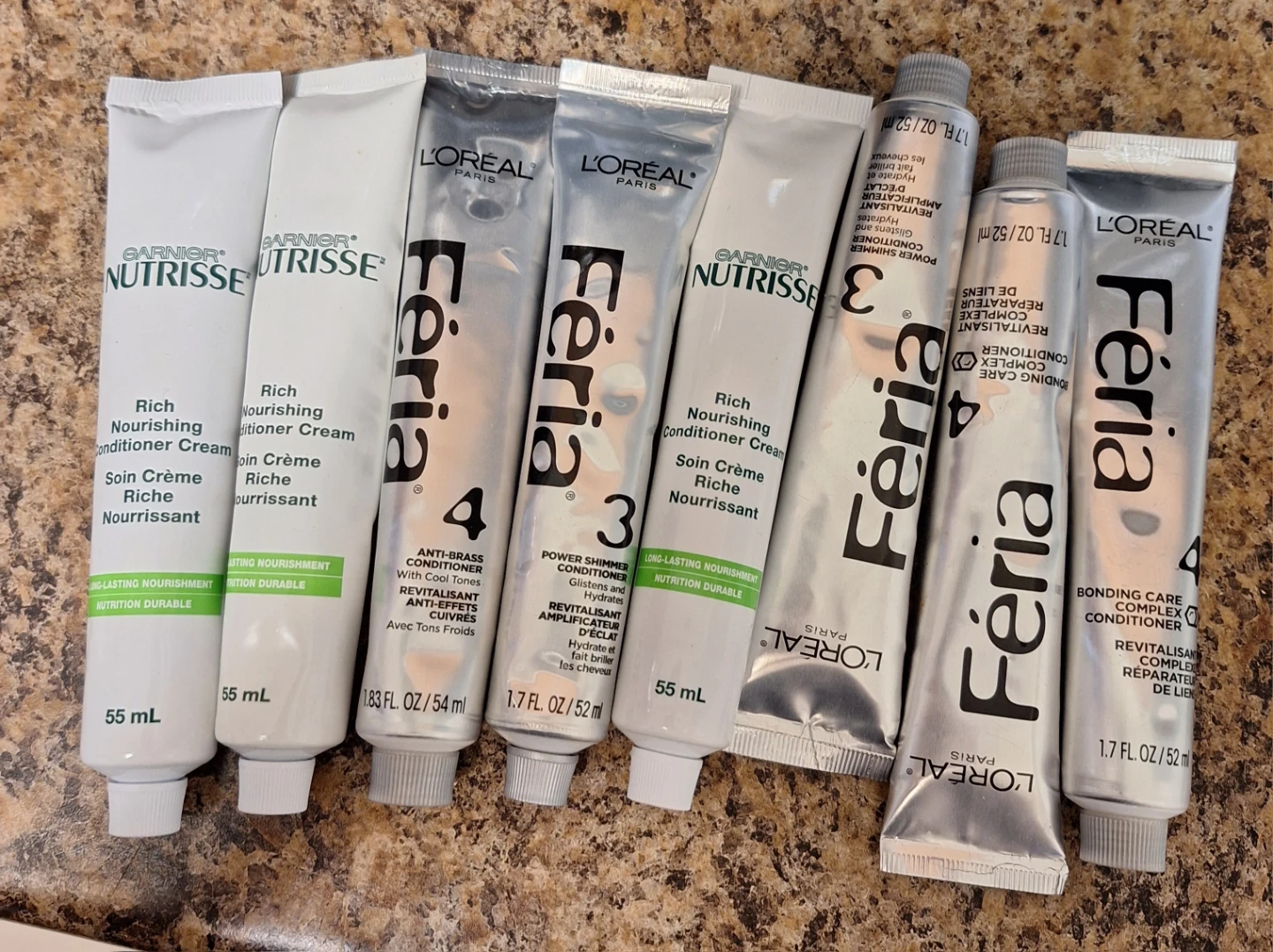 Garnier Nutrisse & L'Oréal Féria Conditioner Lot