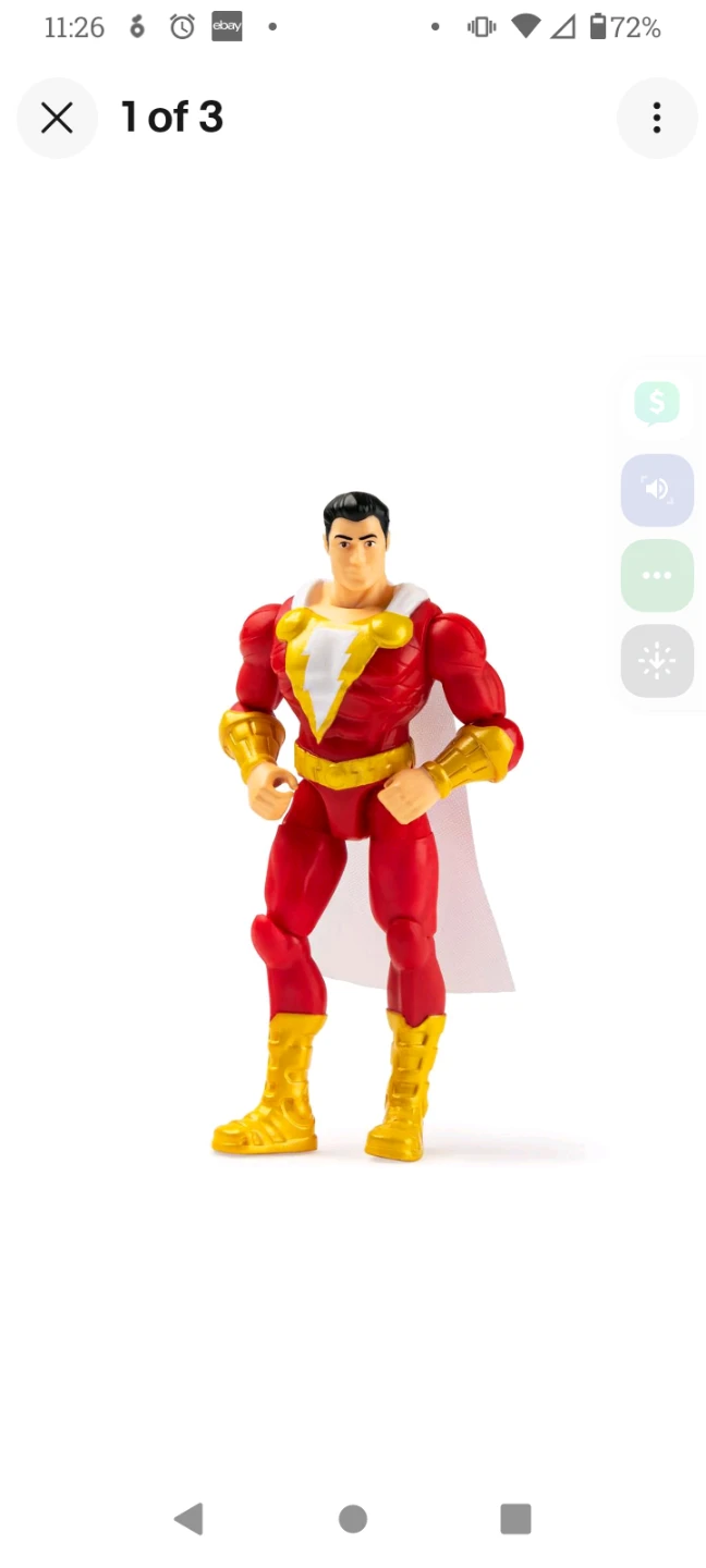 Rare Shazam Action Figure