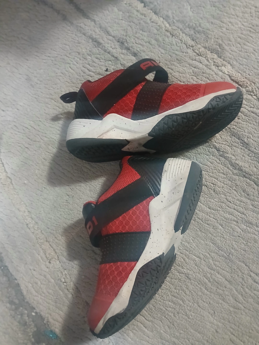 AND1 Red and Black Youth Running Shoes - photo 3