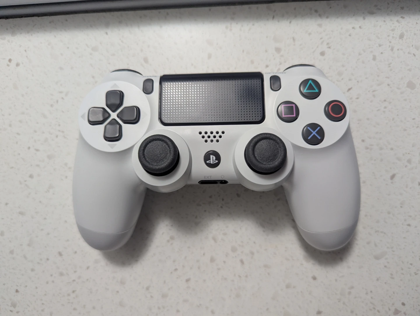 White PS4 controller - photo 2