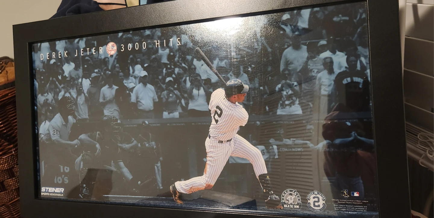 Derek Jeter "3000 Hits" Framed Photo