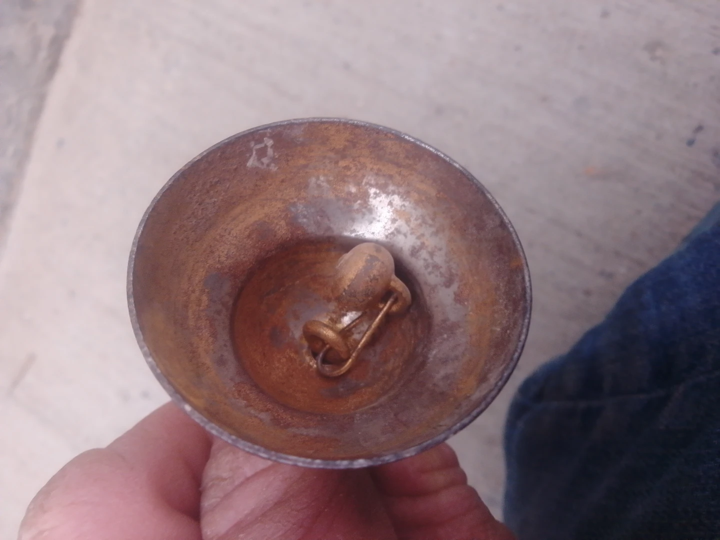 Vintage Metal Hand Bell - photo 2