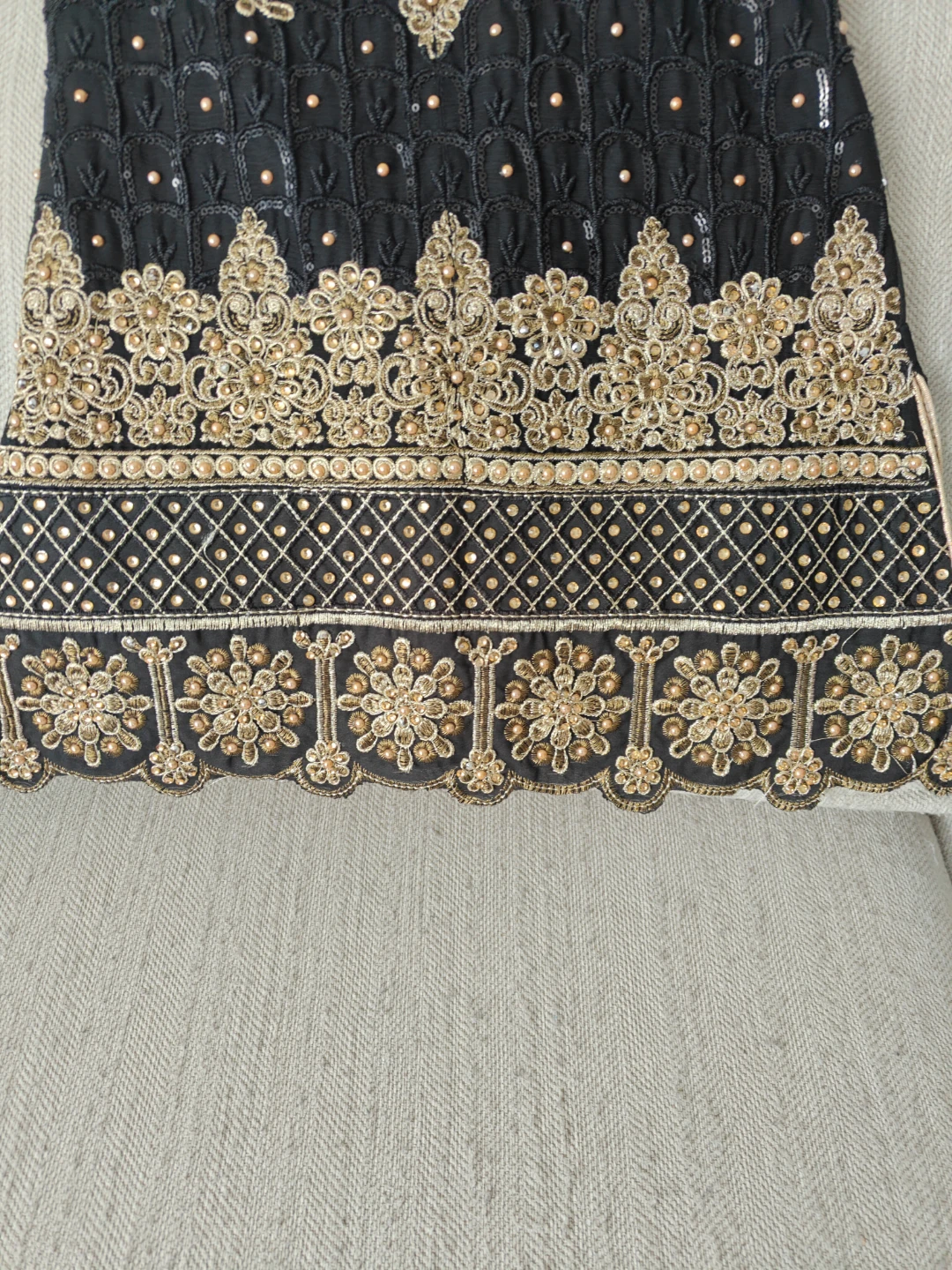 K-V Garments Black Embellished Kids ,2 pics - photo 3