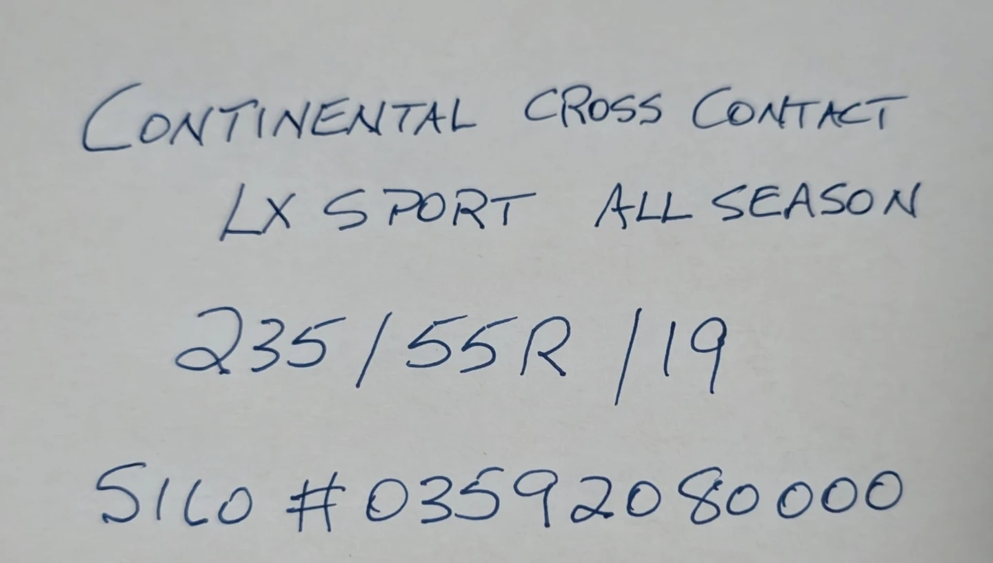 4 Continental CrossContact LX Sport All Season Tires - photo 3