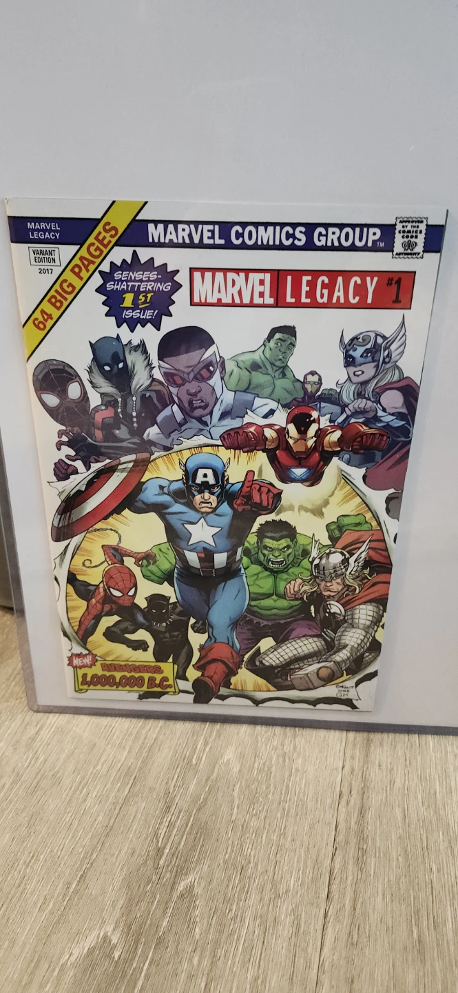 Marvel Legacy #1 Variant cover art and comic book - photo 2