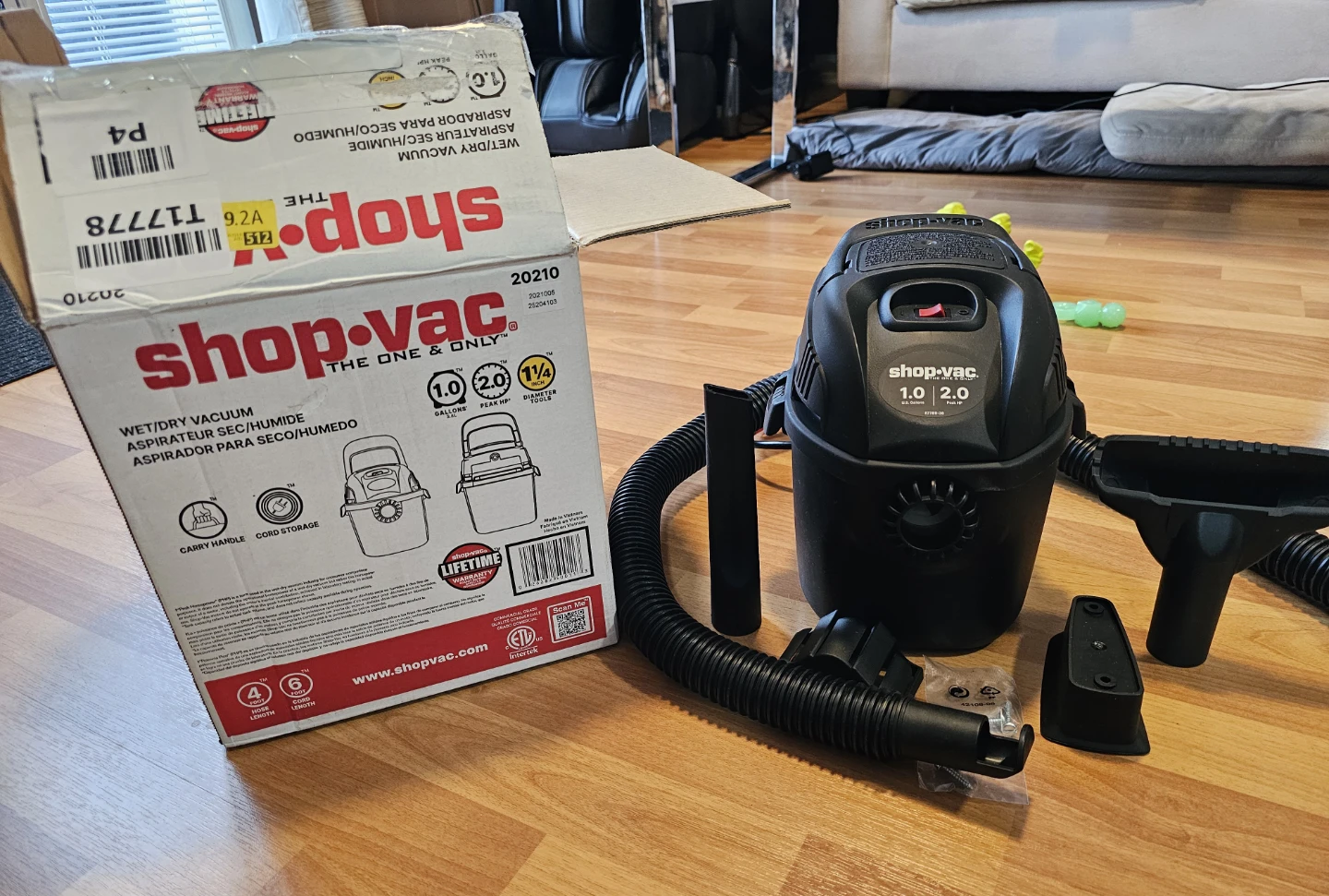 Shop-Vac 1 Gallon Micro Wet/Dry Vacuum - photo 2