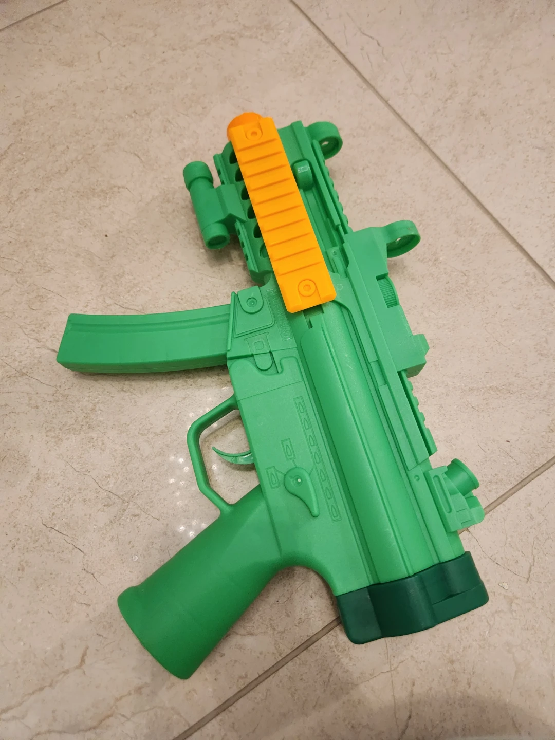 Green Toy Submachine Gun