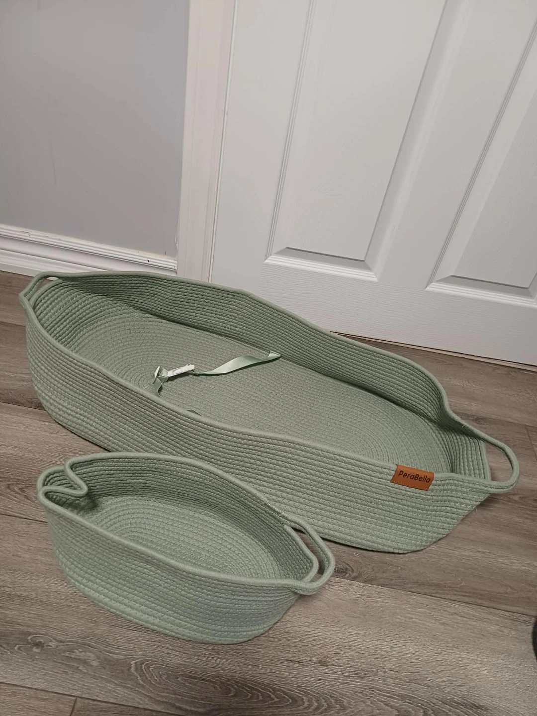 PeraBella Cotton Rope Bassinet/Co-Sleeper Basket - photo 5
