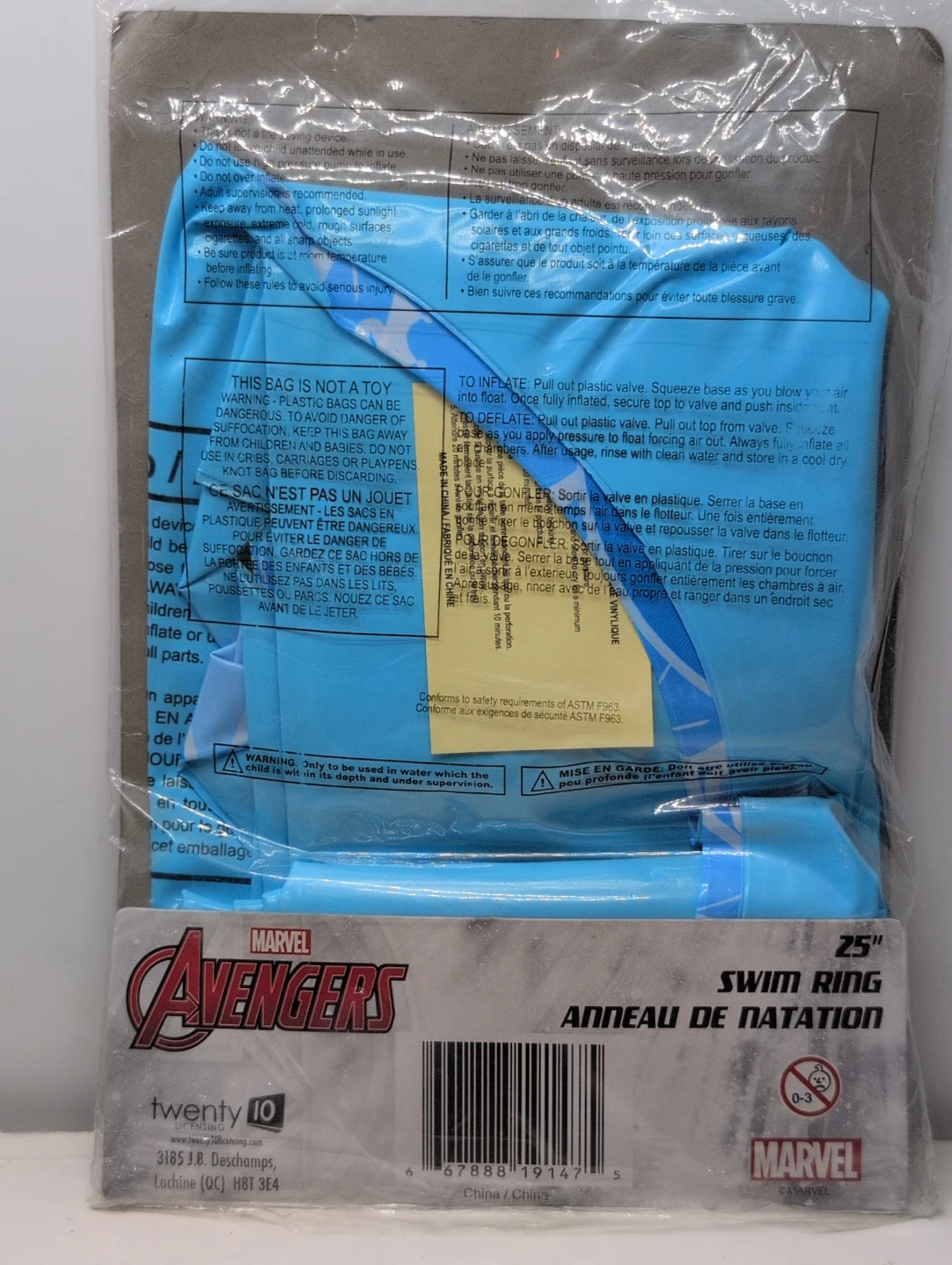 Marvel Avengers 25" Swim Ring - photo 3