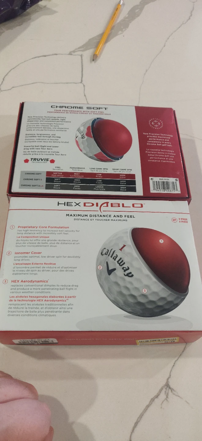 Callaway Chrome Soft & Hex Diablo Golf Balls – New truvis - photo 3