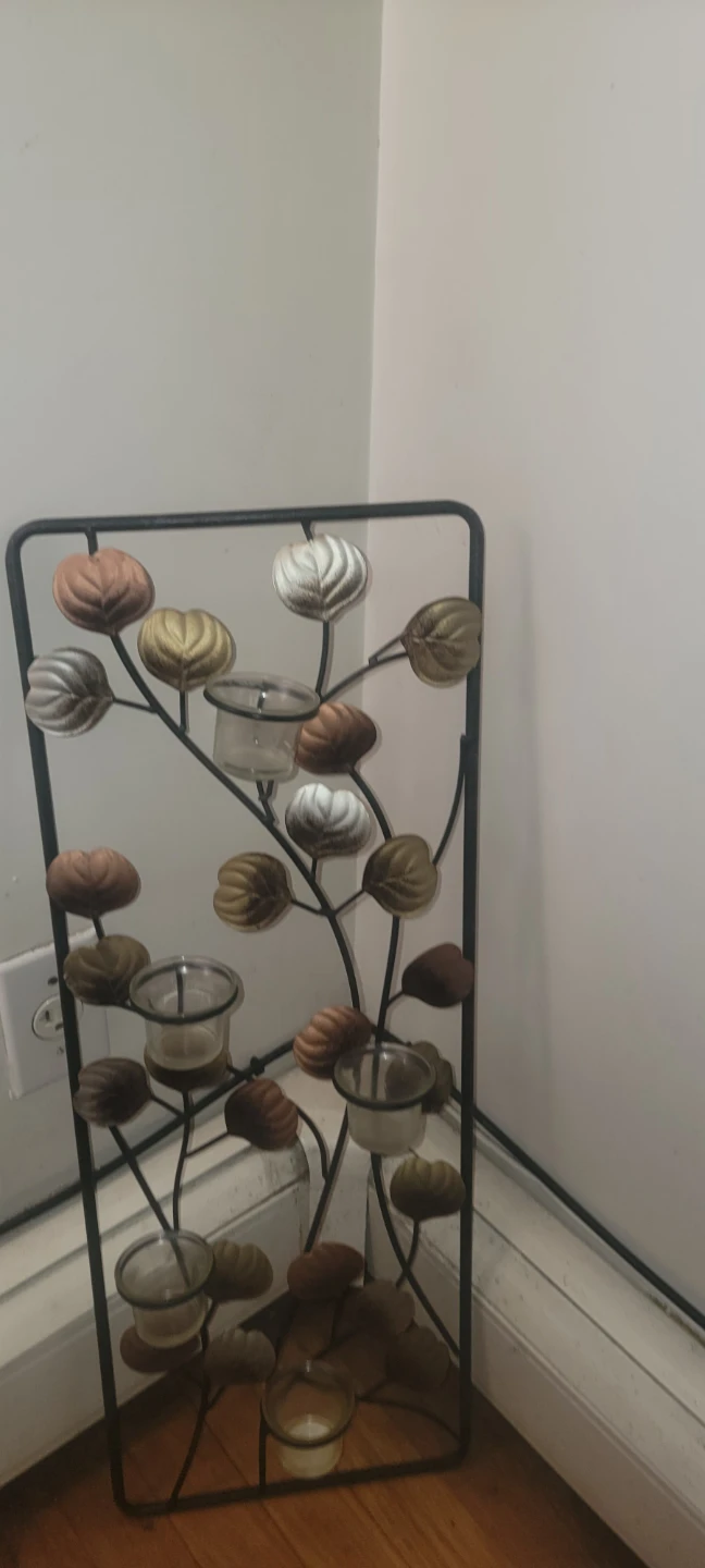 Metal Wall Sconce Tealight Holder Decor - photo 2