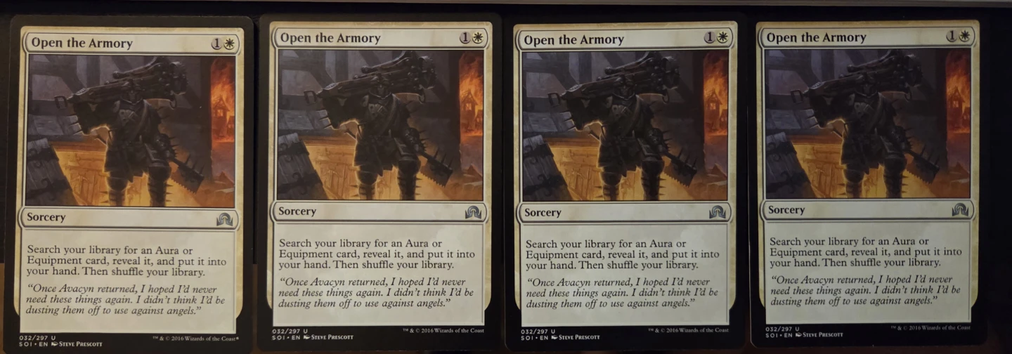 Open the Armory x4 Magic the Gathering Cards