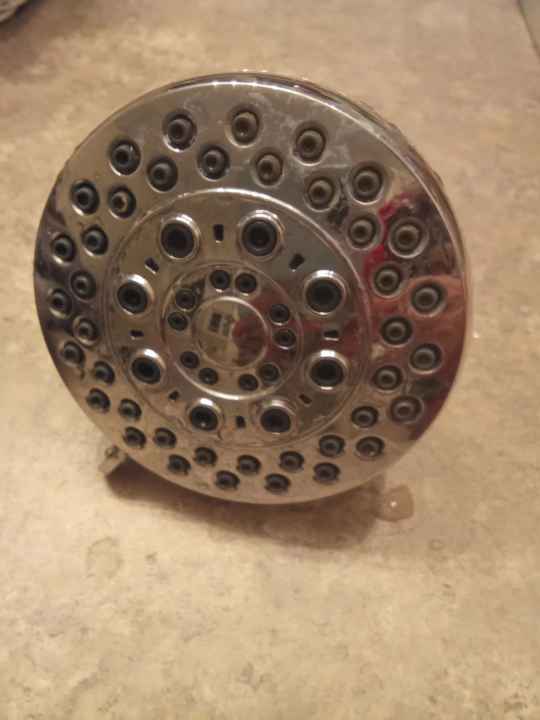 Chrome Shower Head with multiple settings