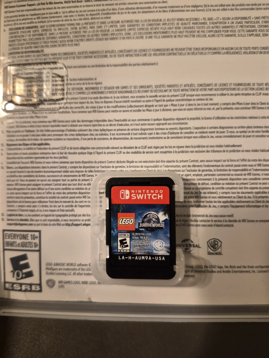 Nintendo Switch game, Lego Jurassic World! - photo 3