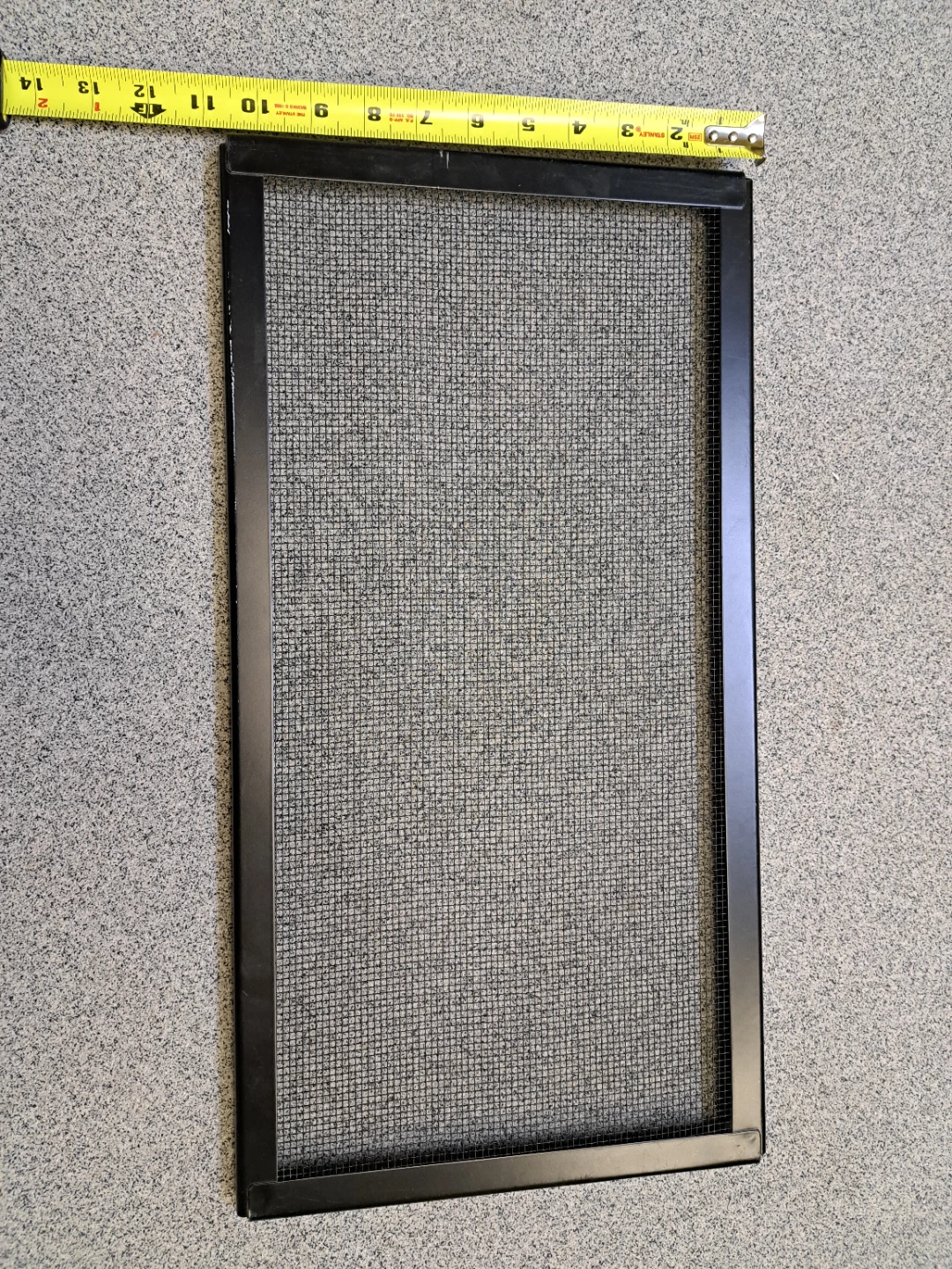 Black Metal Screen Frame for aquarium tank