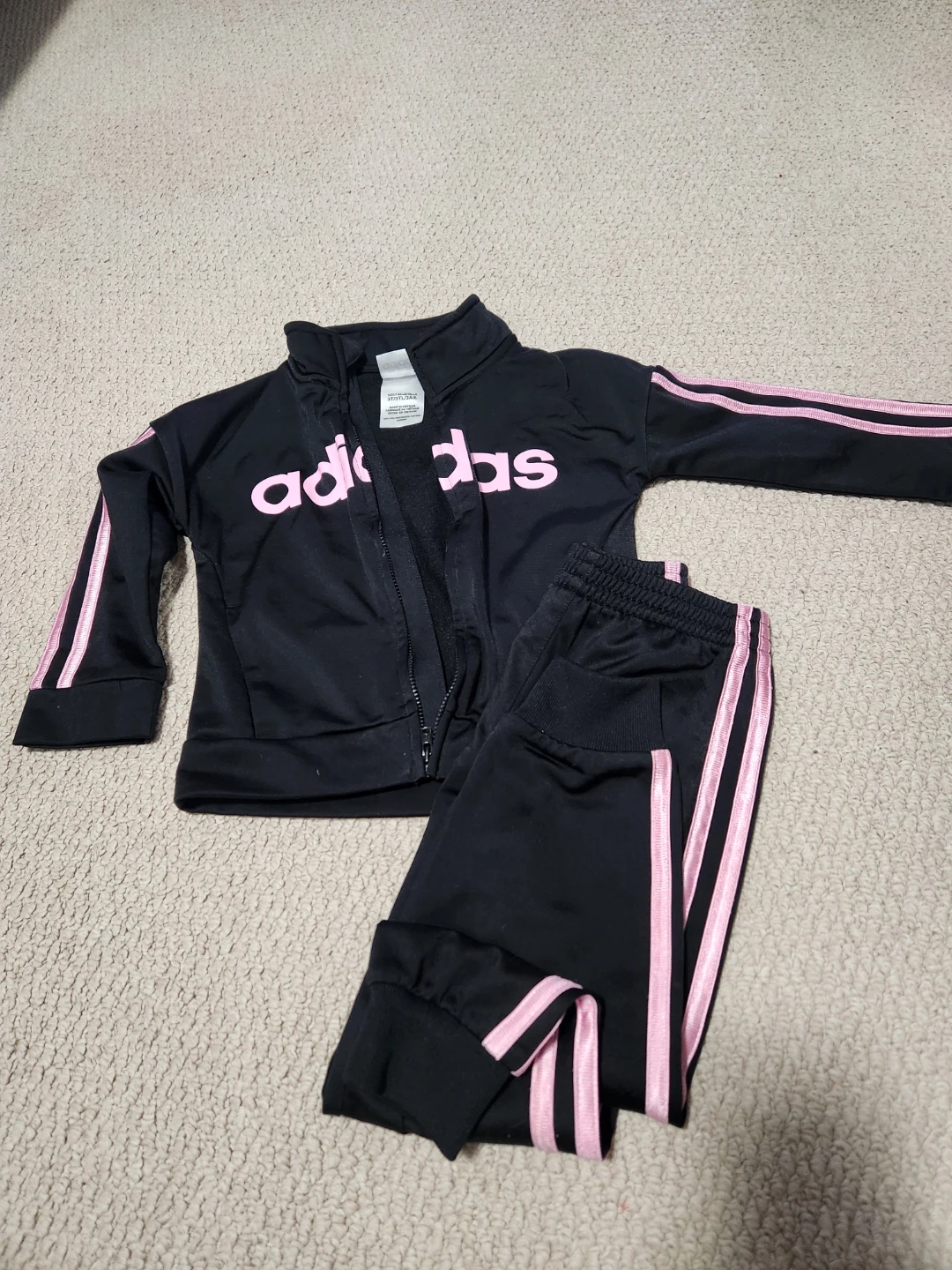 Toddler Girl 3t Adidas Tracksuit Set 🏆