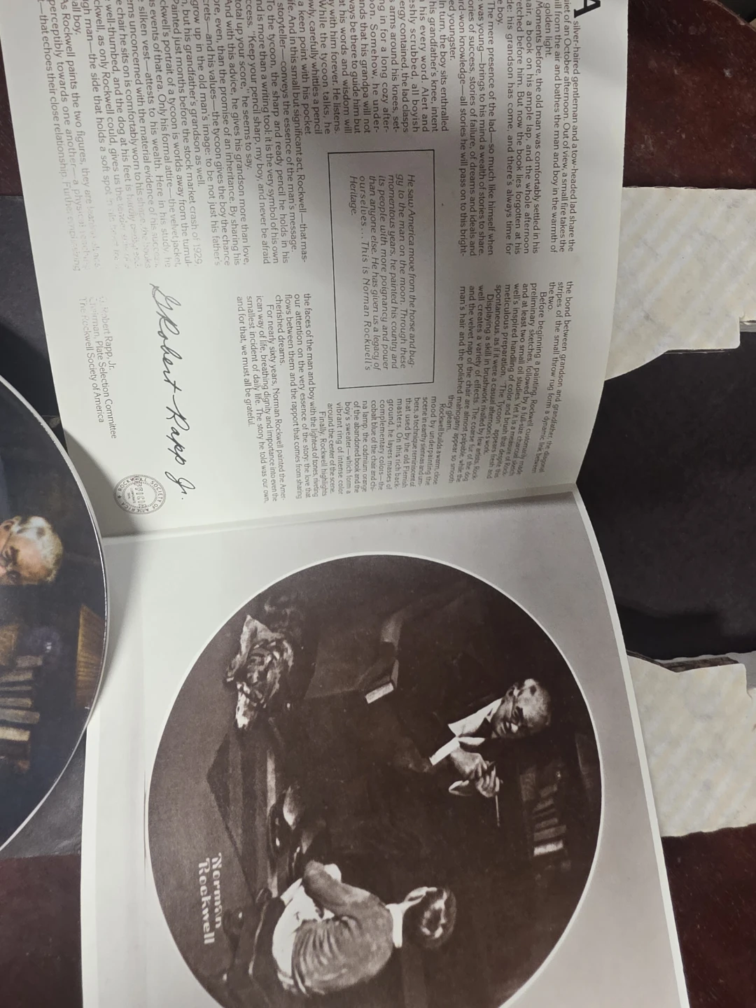 Norman Rockwell "The Discovery" Collector Plate - photo 2
