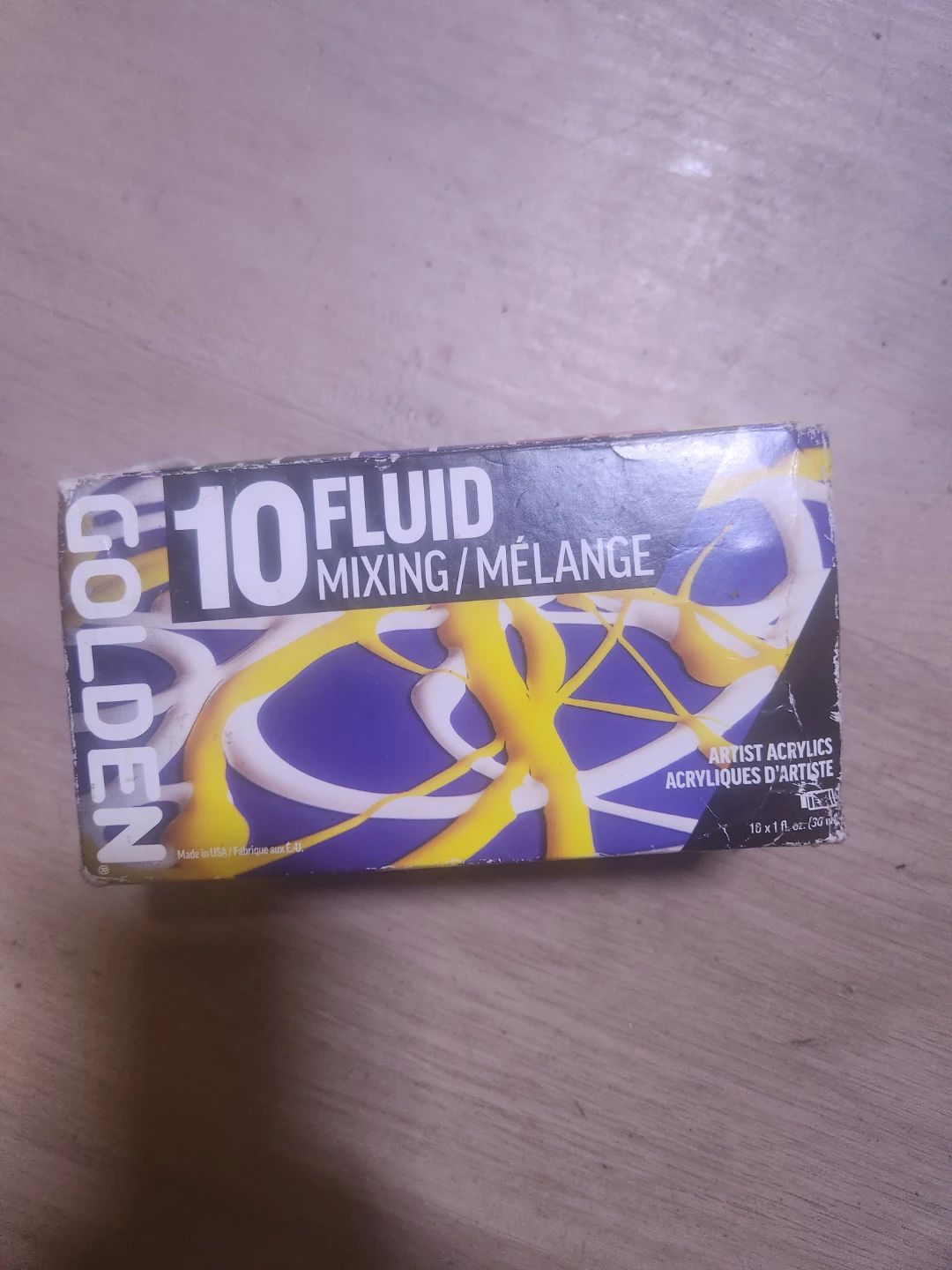 Golden 10 Fluid Acrylics Mixing Set