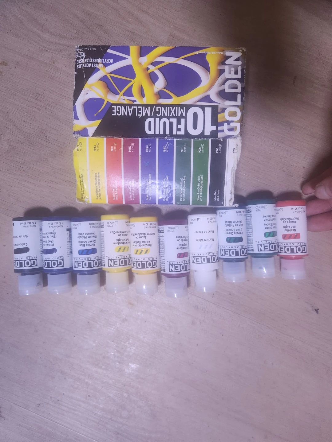 Golden 10 Fluid Acrylics Mixing Set - photo 2