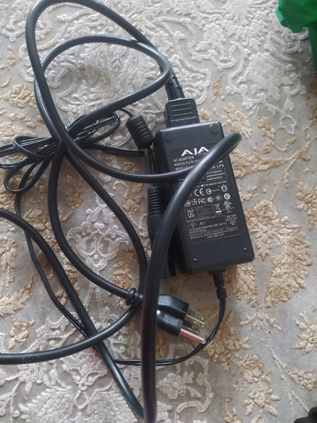 AJA AC Adapter 12V DC 3.33A LPS - photo 2